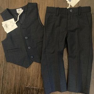 Navy Suit Vest and Pants 18-24 mo